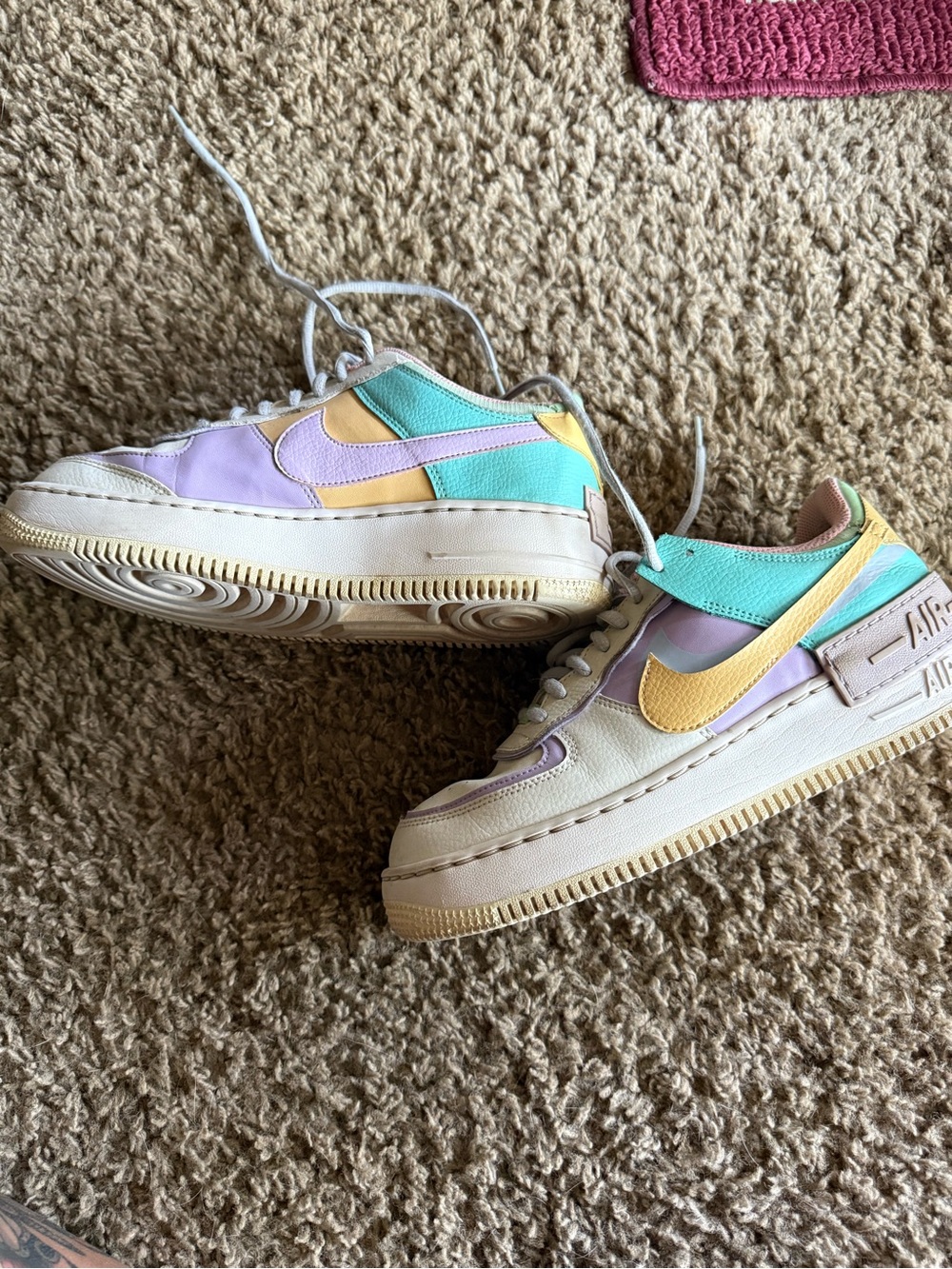 NIKE AF1 shadow pale ivory